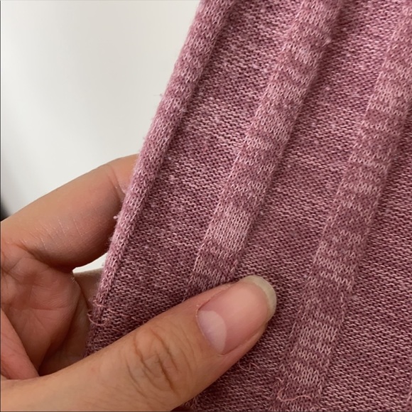 EUC Lularoe Rose Pink Extra Long Longline Pleated Duster Cardigan Sweater - Picture 5 of 6